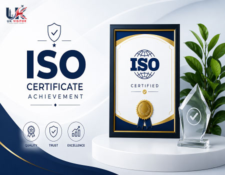 uk visitor iso certificate achievment